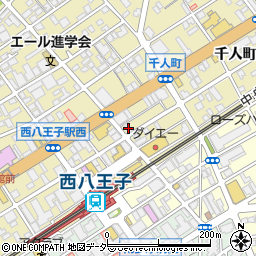 東京都八王子市千人町2丁目3-7周辺の地図