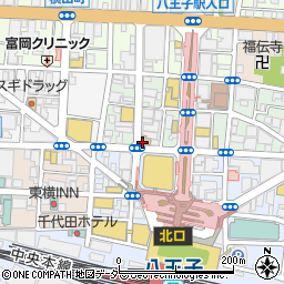 赤から八王子北口店周辺の地図