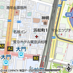 ヴイラローザ浜松町管理室周辺の地図