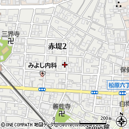 東京都世田谷区赤堤2丁目22-17周辺の地図