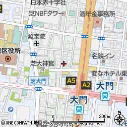 柿家鮨芝公園店周辺の地図