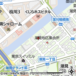 Ｆレンタカー江東店周辺の地図