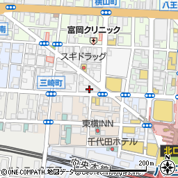 スシロー八王子駅前店周辺の地図