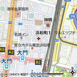 SOUL BIRD 浜松町 大門周辺の地図