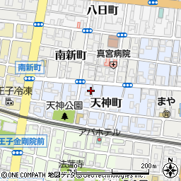 東京都八王子市天神町8-4周辺の地図