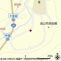 岐阜県下呂市金山町金山2387周辺の地図