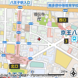 京王周辺の地図