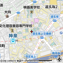 東京都渋谷区円山町2-10周辺の地図