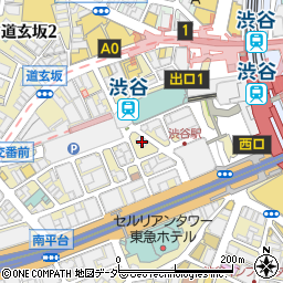 東京都渋谷区道玄坂1丁目6-2周辺の地図