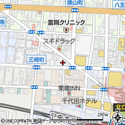 メガネスーパー　八王子本店周辺の地図