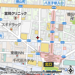 東京都八王子市東町12-16周辺の地図