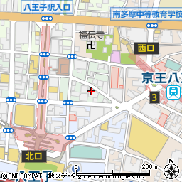 東京都八王子市東町1周辺の地図