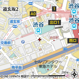 東京都渋谷区道玄坂1丁目6-9周辺の地図