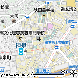 ホテル渋谷アイネ周辺の地図