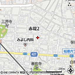 東京都世田谷区赤堤2丁目22-16周辺の地図