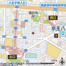 東京都八王子市東町1-16周辺の地図