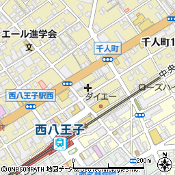 東京都八王子市千人町2丁目3-6周辺の地図