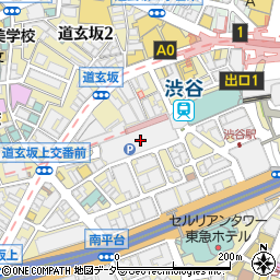 渋谷マークシティ周辺の地図