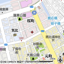 福井県敦賀市桜町5周辺の地図