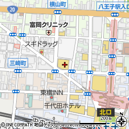 東京都八王子市中町1周辺の地図
