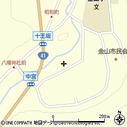 岐阜県下呂市金山町金山2406周辺の地図
