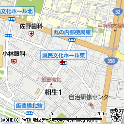 県民文化ホール東周辺の地図