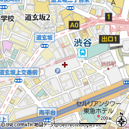ダイソー渋谷マークシティ店周辺の地図