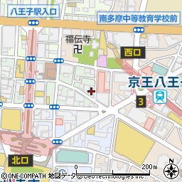 京王八王子東町ビル周辺の地図