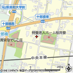 山梨県甲府市桜井町590-1周辺の地図