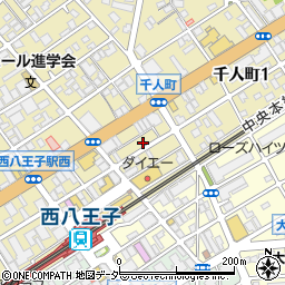 東京都八王子市千人町2丁目3-4周辺の地図