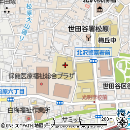 東京都立光明学園周辺の地図