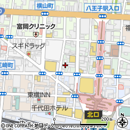 東京都八王子市東町12-7周辺の地図