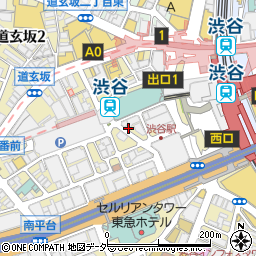 東京都渋谷区道玄坂1丁目5周辺の地図