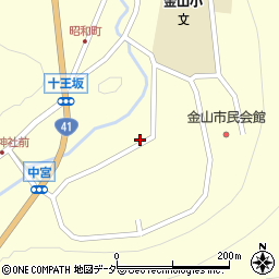 岐阜県下呂市金山町金山2401周辺の地図