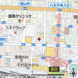 東京都八王子市東町12周辺の地図