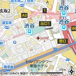 ＢＥＥ　ＨＯＵＳＥ　渋谷本店周辺の地図