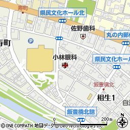 小林眼科医院周辺の地図