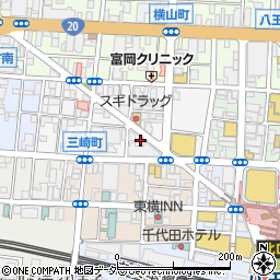 ノムラ薬局　八王子中町店周辺の地図