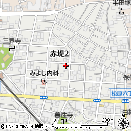 東京都世田谷区赤堤2丁目22-14周辺の地図