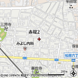 東京都世田谷区赤堤2丁目22-15周辺の地図