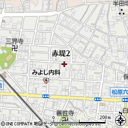 東京都世田谷区赤堤2丁目22-13周辺の地図