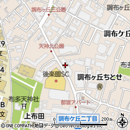 東京都調布市調布ケ丘周辺の地図