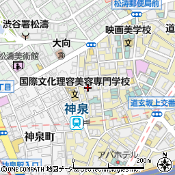 東京都渋谷区円山町14-5周辺の地図
