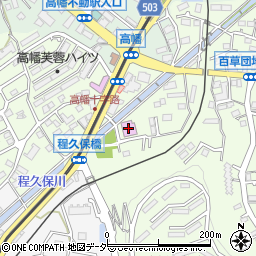 日野市　七生公会堂周辺の地図