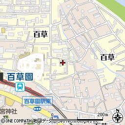 東京都日野市百草152周辺の地図