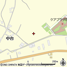 千葉県四街道市中台周辺の地図