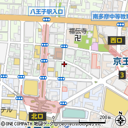 全日本硬式空手道連盟事務局周辺の地図