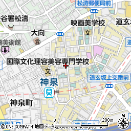 東京都渋谷区円山町14-2周辺の地図