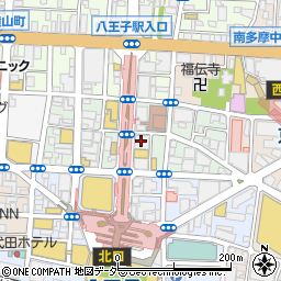 ウエルシア薬局八王子駅北口店周辺の地図