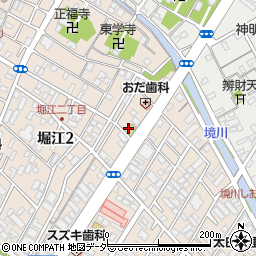 セブンイレブン浦安堀江東店周辺の地図
